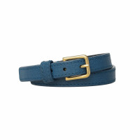 Yves Saint Laurent Armband Leer in Blauw