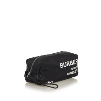 Burberry Täschchen/Portemonnaie aus Baumwolle in Schwarz