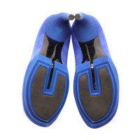 Balenciaga Sandalen aus Wildleder in Blau