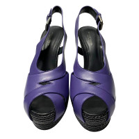 Bottega Veneta Sandals Leather in Violet