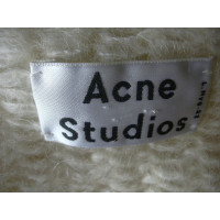 Acne Strick aus Wolle in Creme