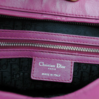 Christian Dior Lady Dior Large Leather in Violet