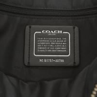 Coach Handtasche aus Leder in Grau