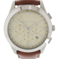 Michael Kors Wristwatch in brown / silver