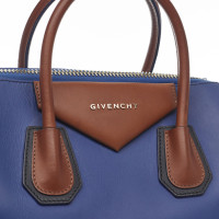 Givenchy Antigona en Cuir en Bleu