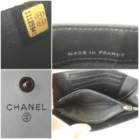 Chanel Täschchen/Portemonnaie aus Leder in Weiß