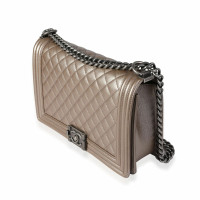 Chanel Boy Bag Leather in Brown