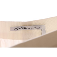 Agnona Trousers Cotton in Cream