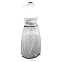 Jean Paul Gaultier Kleid aus Seide in Silbern