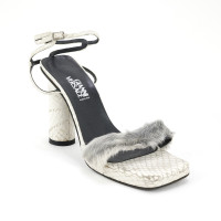 Versace Sandals Leather in White