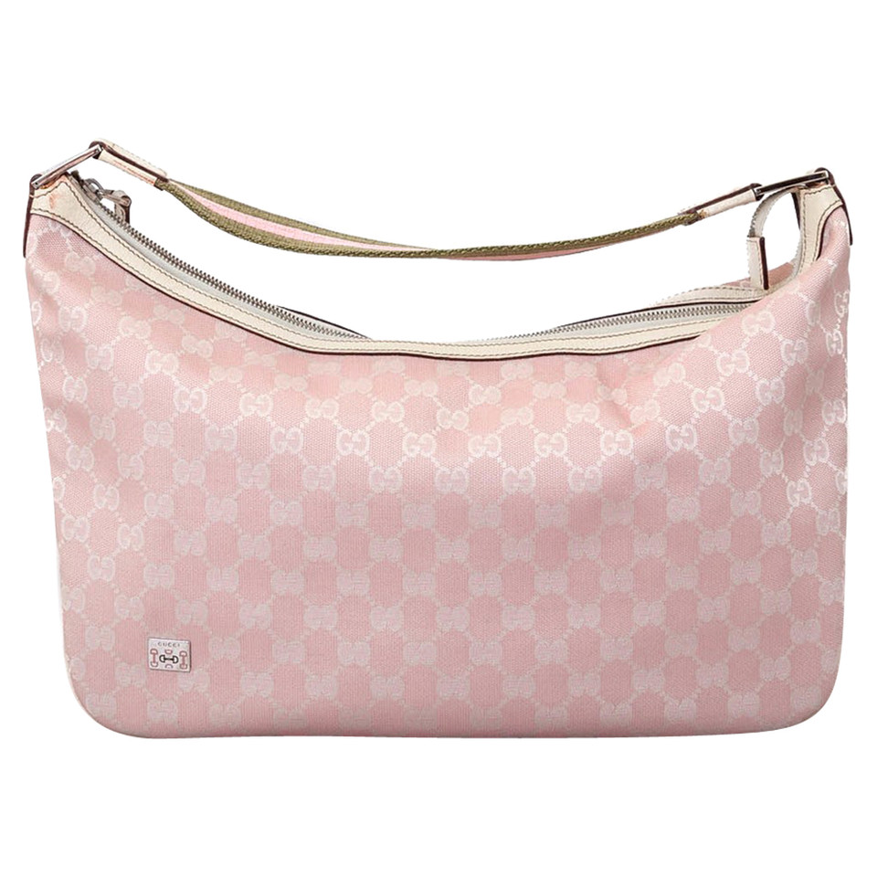 Gucci Tote Bag in Leinwand in Rosa