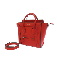 Céline Luggage Micro 27 Leather in Red