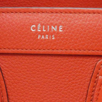 Céline Luggage Micro 27 Leer in Rood