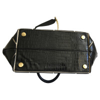 Reiss Black leather handbag