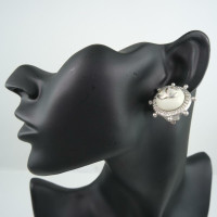 Chanel Earring Silver in Silvery