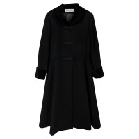 Christian Dior Jacke/Mantel aus Kaschmir in Schwarz