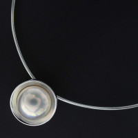 Tasaki Necklace Silver in Silvery