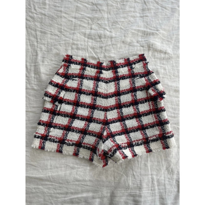 Balmain Shorts aus Wolle in Rot