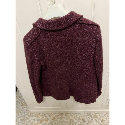 Marina Rinaldi Jacket/Coat Wool in Bordeaux