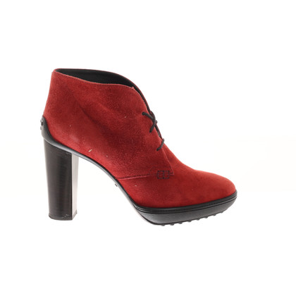 Tod's Lace-up shoes Leather in Red