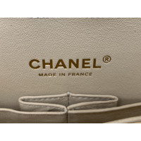 Chanel Timeless Classic aus Leder in Beige