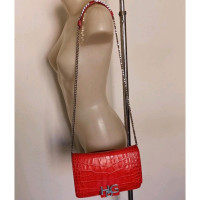 Givenchy HDG Hobo Bag aus Leder in Rot