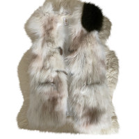 Dondup Gilet en Fourrure en Beige