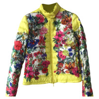 Moncler Quilted jacket with a floral pattern