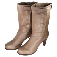 See By Chloé Stiefel aus Leder in Taupe