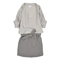 Diane Von Furstenberg Dress Silk in Grey