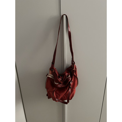 Collection Privée Shoulder bag Leather in Red
