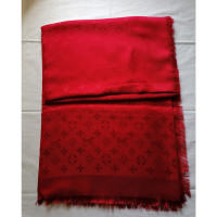 Louis Vuitton Monogram Tuch aus Seide in Rot