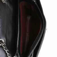 Chanel Flap Bag Top Handle en Cuir en Noir