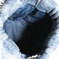 Burberry Buckle Tote Bag aus Jeansstoff in Blau