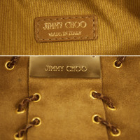 Jimmy Choo Clutch Bag Suede in Brown