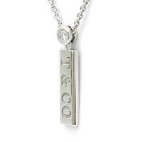 Tiffany & Co. Collier en Or blanc en Argenté