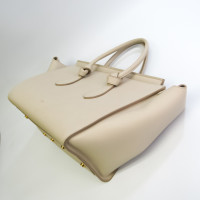 Céline Tie Knot Leer in Beige