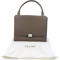 Céline Trapeze Medium 30cm Leather in Beige