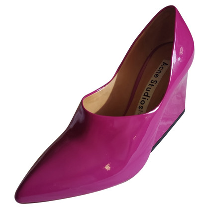 Acne Pumps/Peeptoes Patent leather in Pink