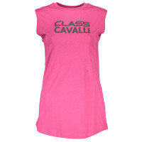 Just Cavalli Top en Coton en Rose/pink