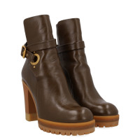 Chloé Ankle boots Leather in Green