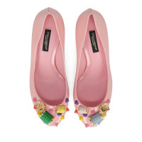 Dolce & Gabbana Sandalen aus Leder in Rosa / Pink