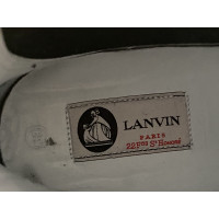 Lanvin Sneakers aus Leder in Schwarz