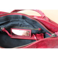 Balenciaga City Bag Leer in Rood