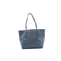 Coach Shopper Leer in Blauw