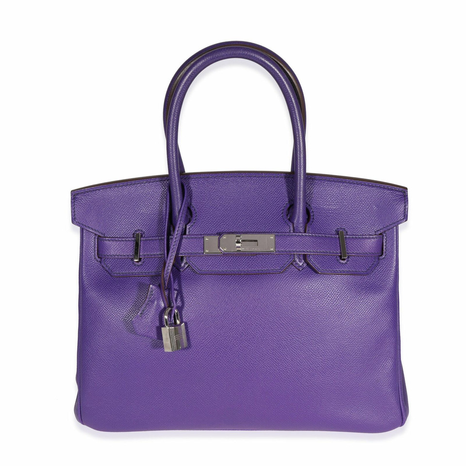 Hermès Birkin Bag 30 Leer in Violet