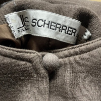 Jean Louis Scherrer Dress Wool in Brown