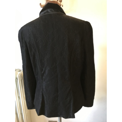 La Perla Jacke/Mantel aus Wolle in Schwarz
