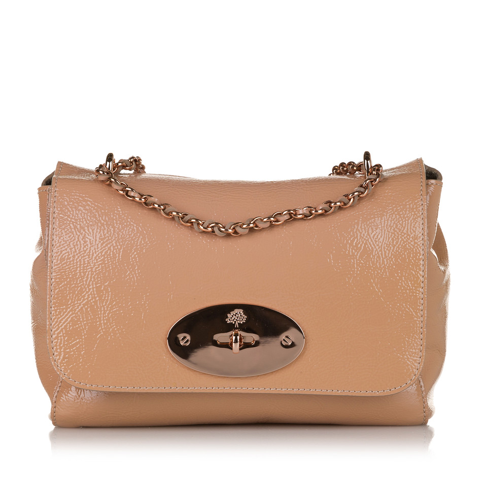 Mulberry Medium Lily Leer in Crème