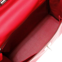 Hermès Kelly Bag 32 Leer in Rood